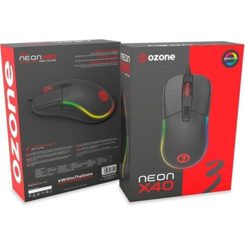 Rato Gaming Ozone Neon X40 Optical Pro RGB - OZNEONX40